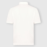 Pima Cotton Interlock Jersey Polo - White