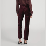 Le Sleek Straight in Burgundy Velvet