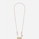 Nolan Vegan Leather Tie Phone Chain - Pink