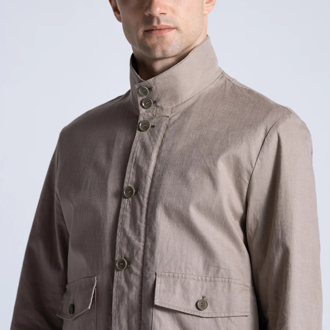 Soil Bomber Jacket - Stone