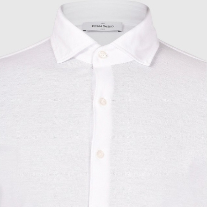 Ultralight Pique Jersey Shirt in White