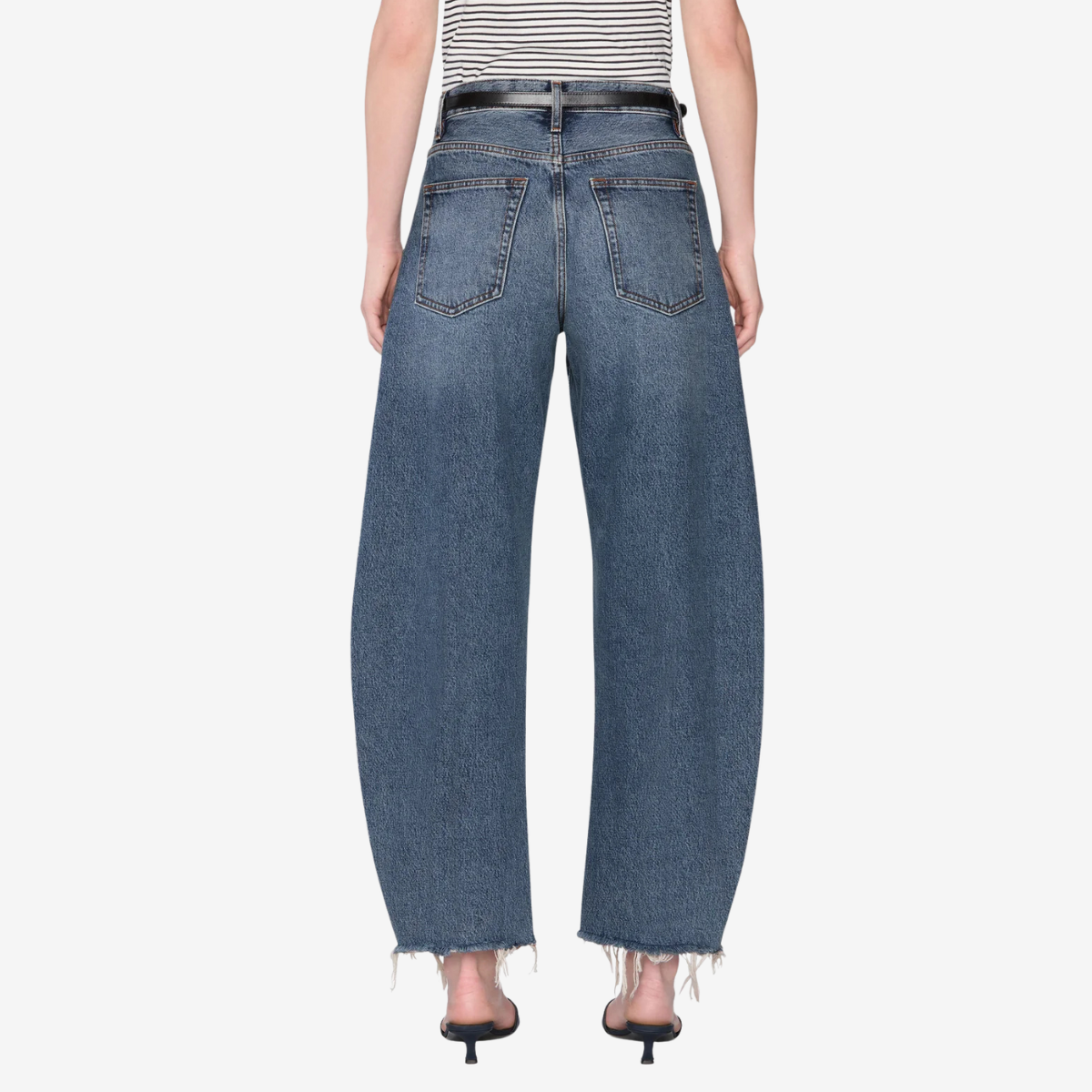 The Bubble Jeans - Mid Denim