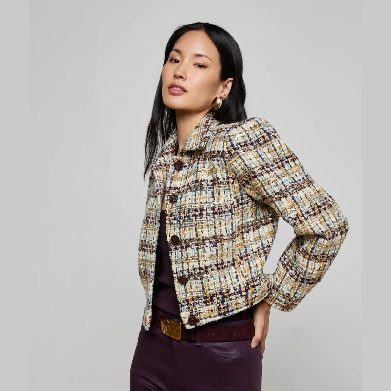Tweed Sequin Jacket