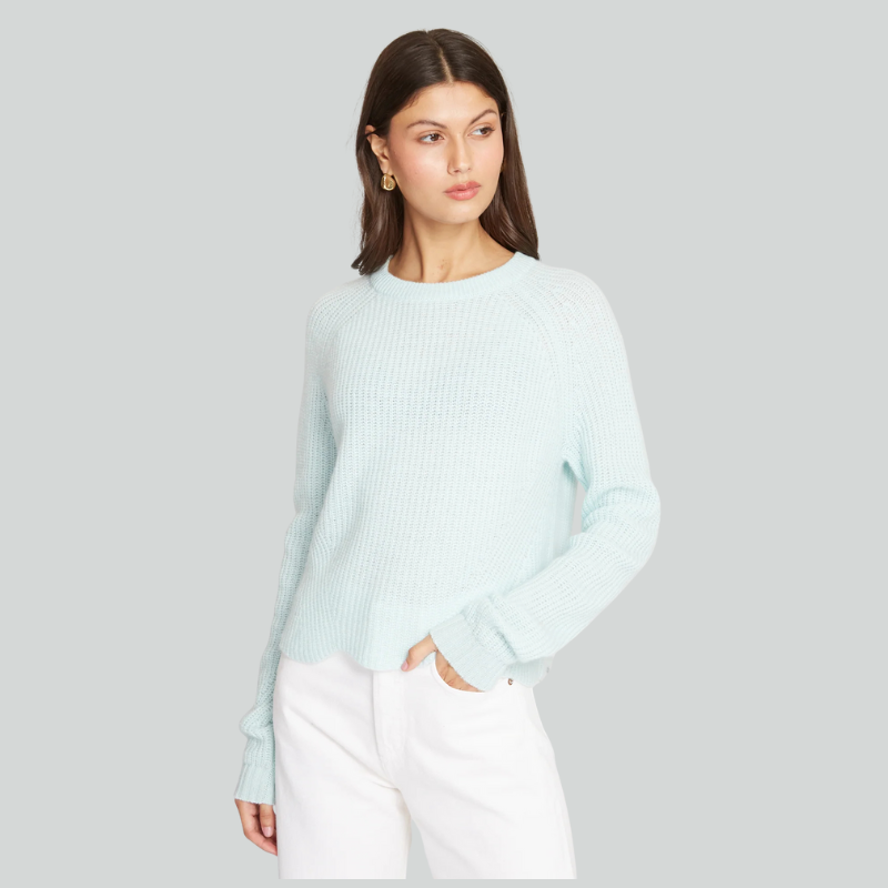 Scalloped Shaker in Seafrost