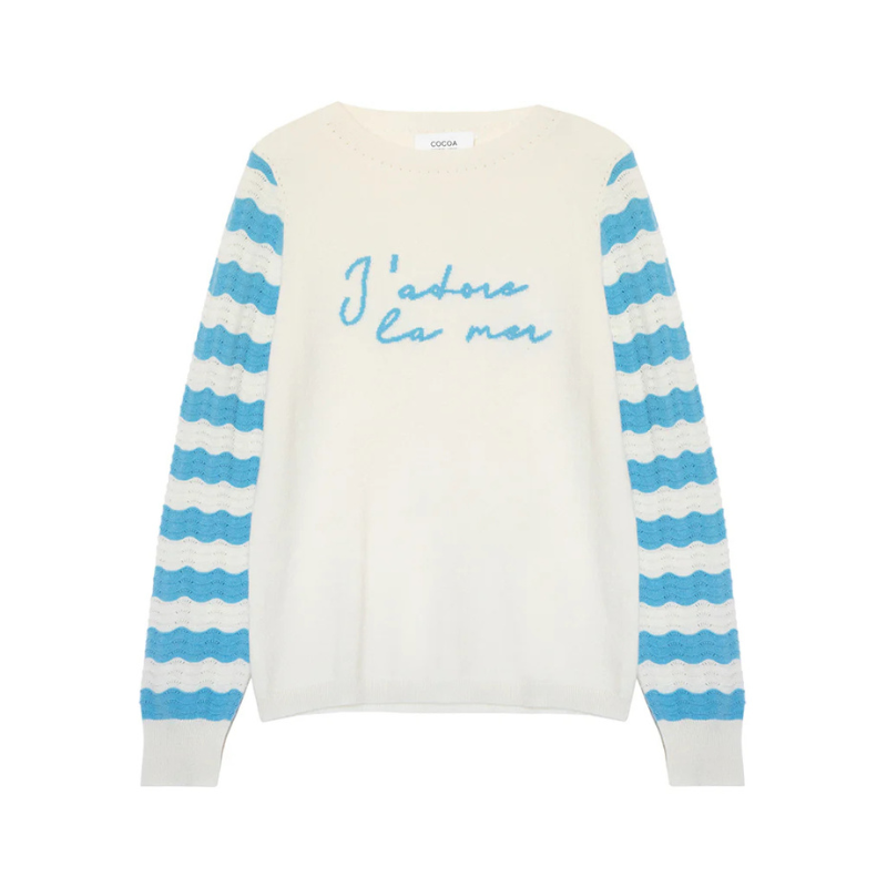 La Mer Natural White Cashmere Jumper