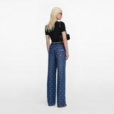 Lightweight Bow Embellished Jeans