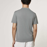 Dry Cotton Polo Shirt in Grey