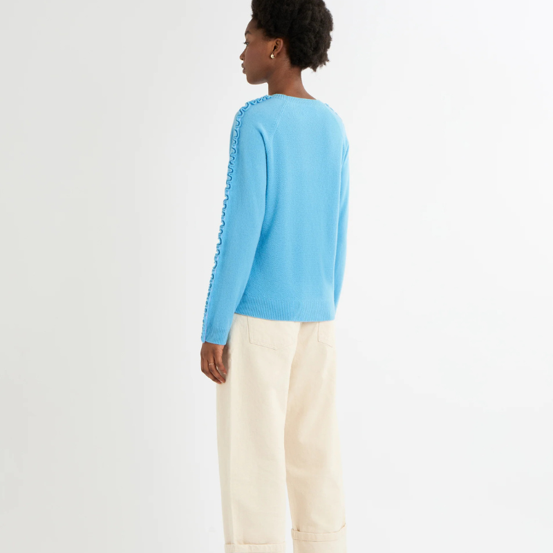Katelyn Boating Blue Cashmere Jumper