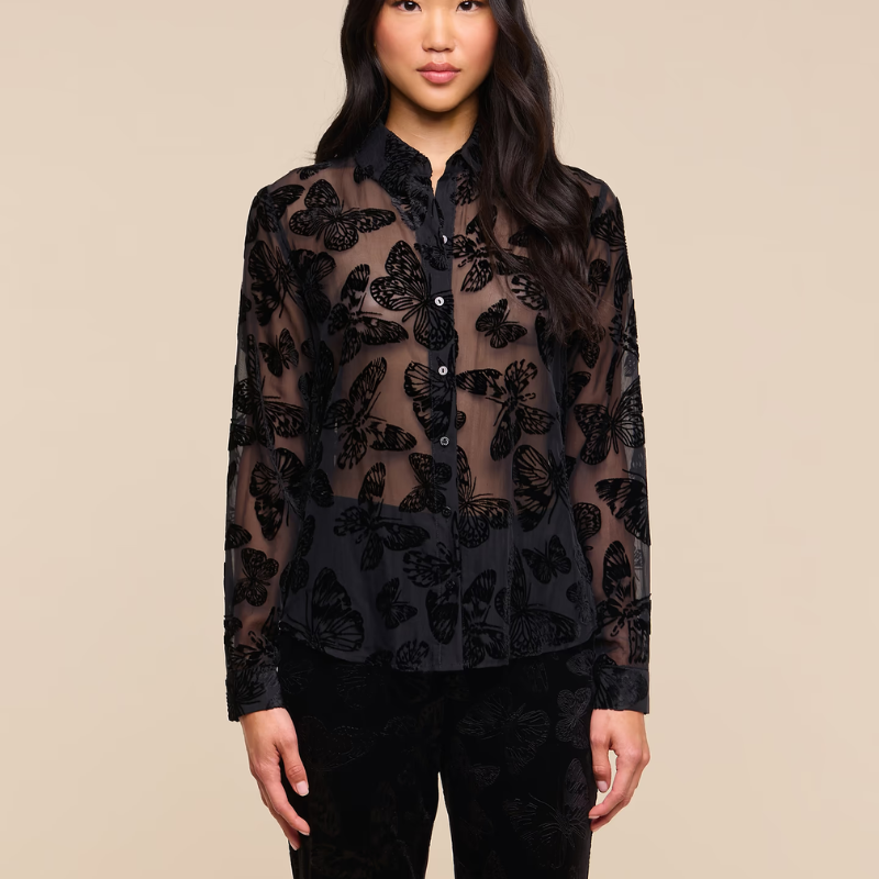 Laurent Velvet Blouse