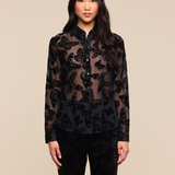 Laurent Velvet Blouse