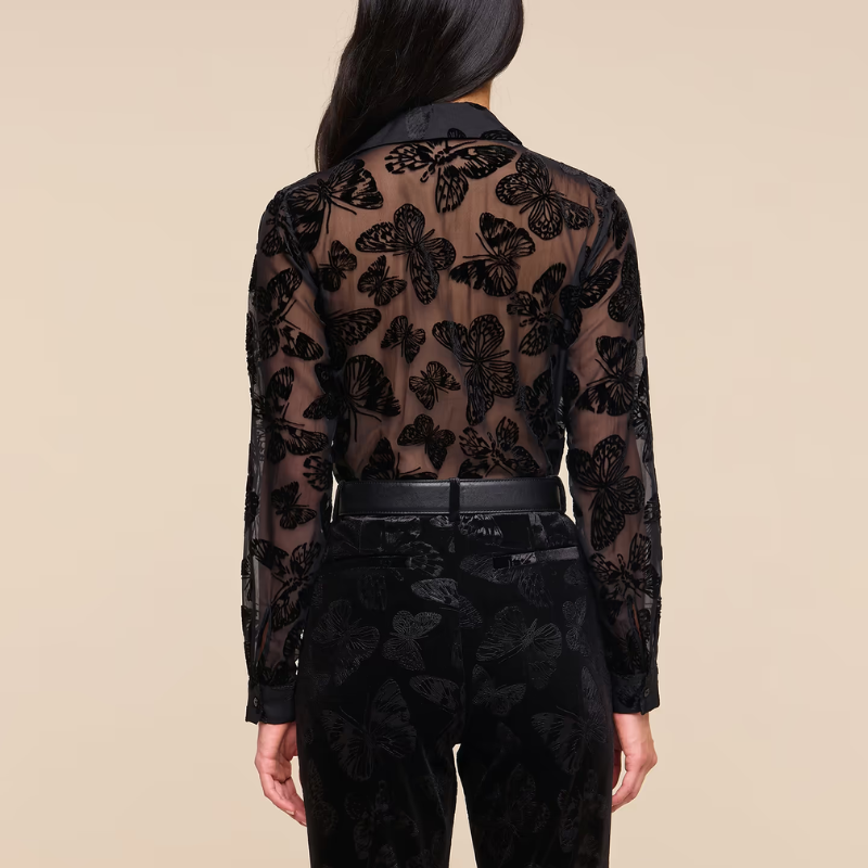 Laurent Velvet Blouse