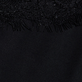 Elka Satin Lace Camisole in Black