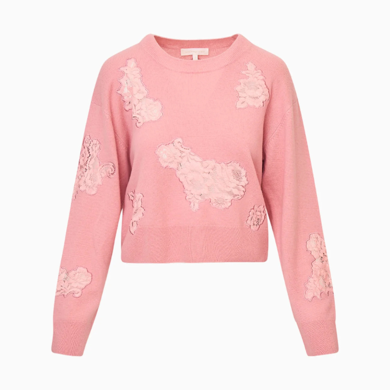 Lazuli Cashmere & Lace Sweater