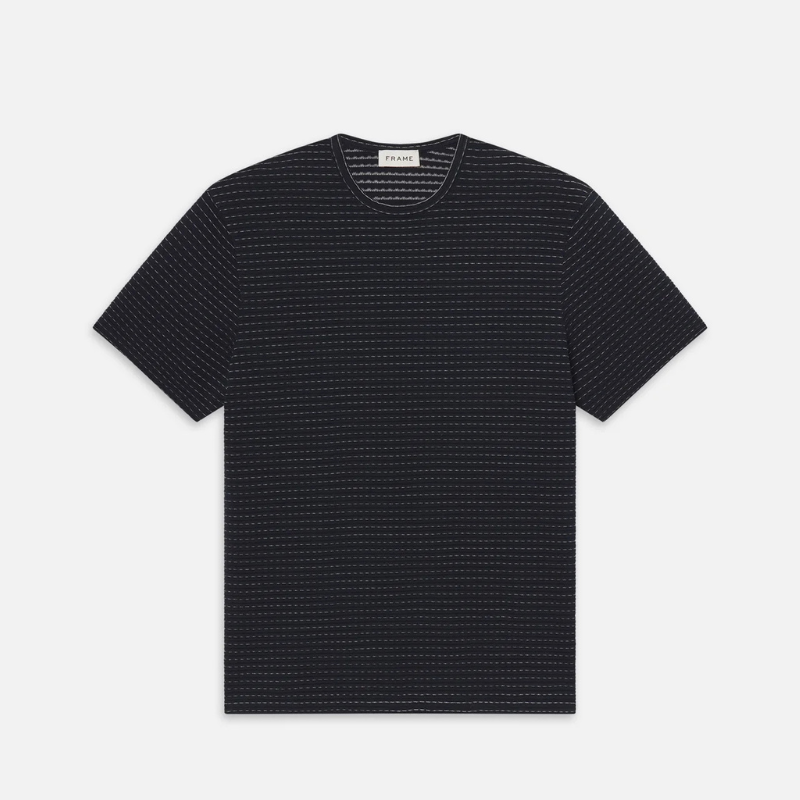 Jacquard Stripe Tee