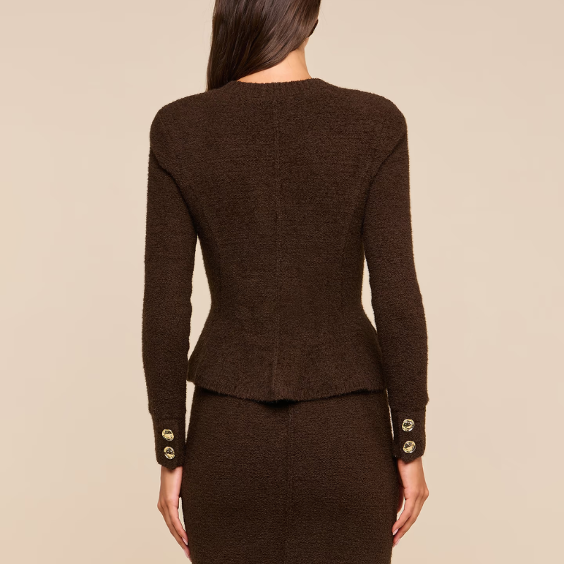 Melissa Knit Cardigan in Java