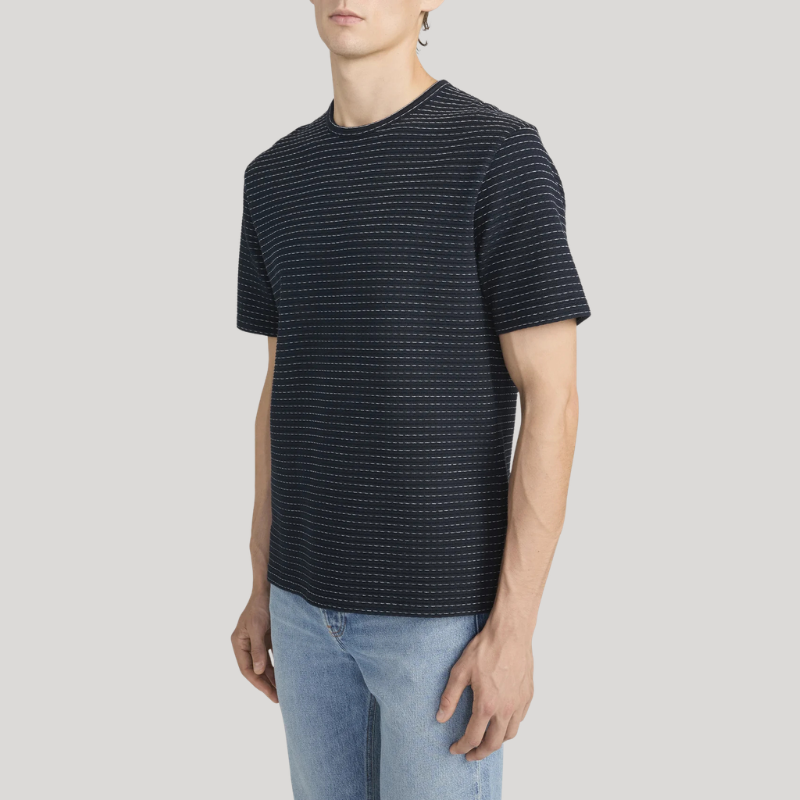Jacquard Stripe Tee