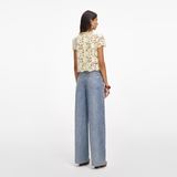 Yellow Lace Top