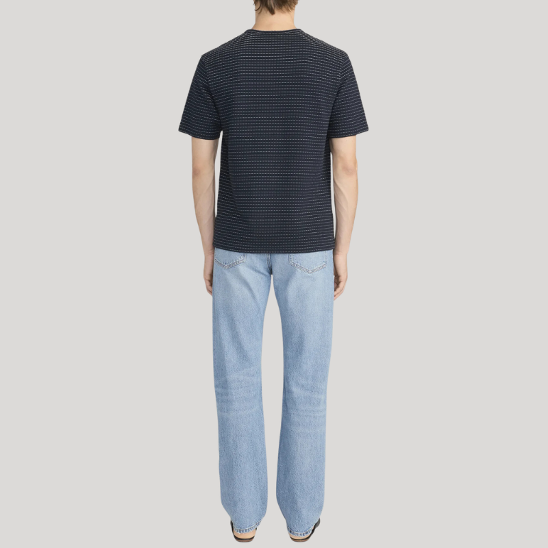 Jacquard Stripe Tee