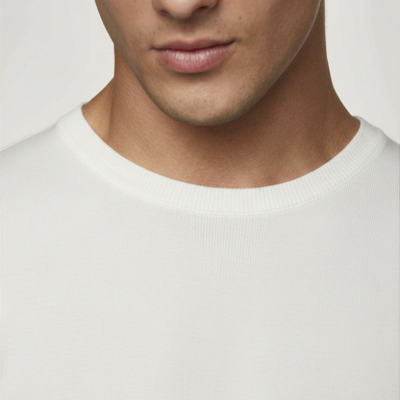 Dry Cotton T-shirt in White
