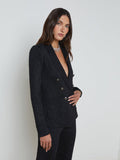 Kenzie Metallic Knit Blazer