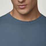 Dry Cotton T-shirt in Airforce Blue
