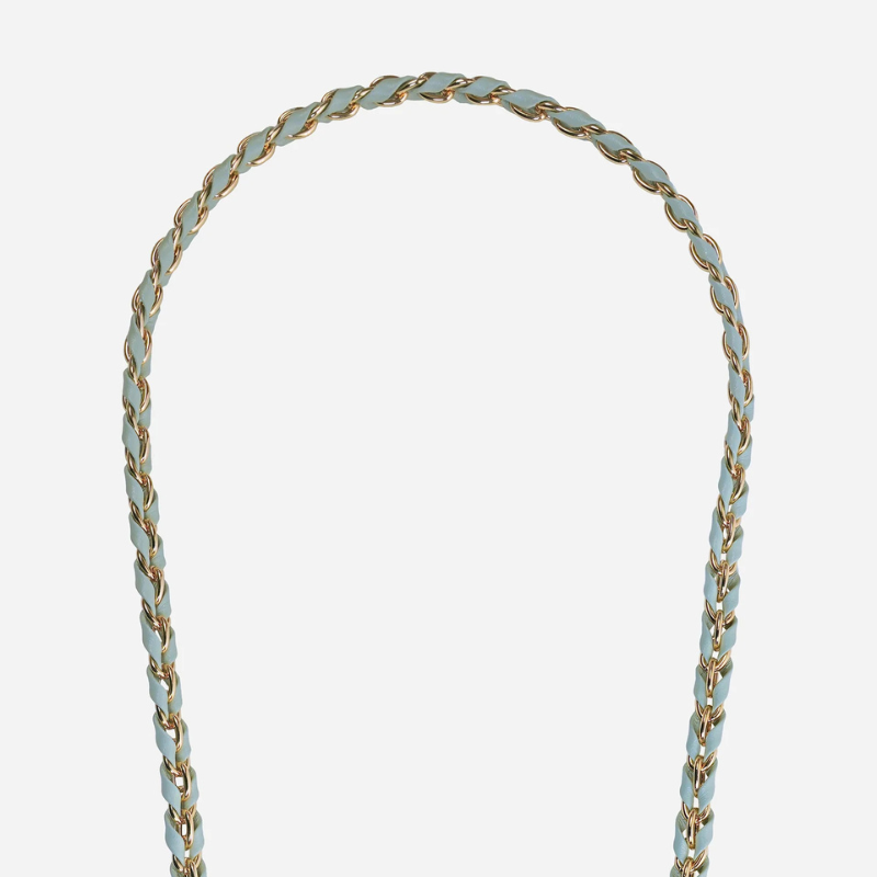 Blue Denim Phone Chain