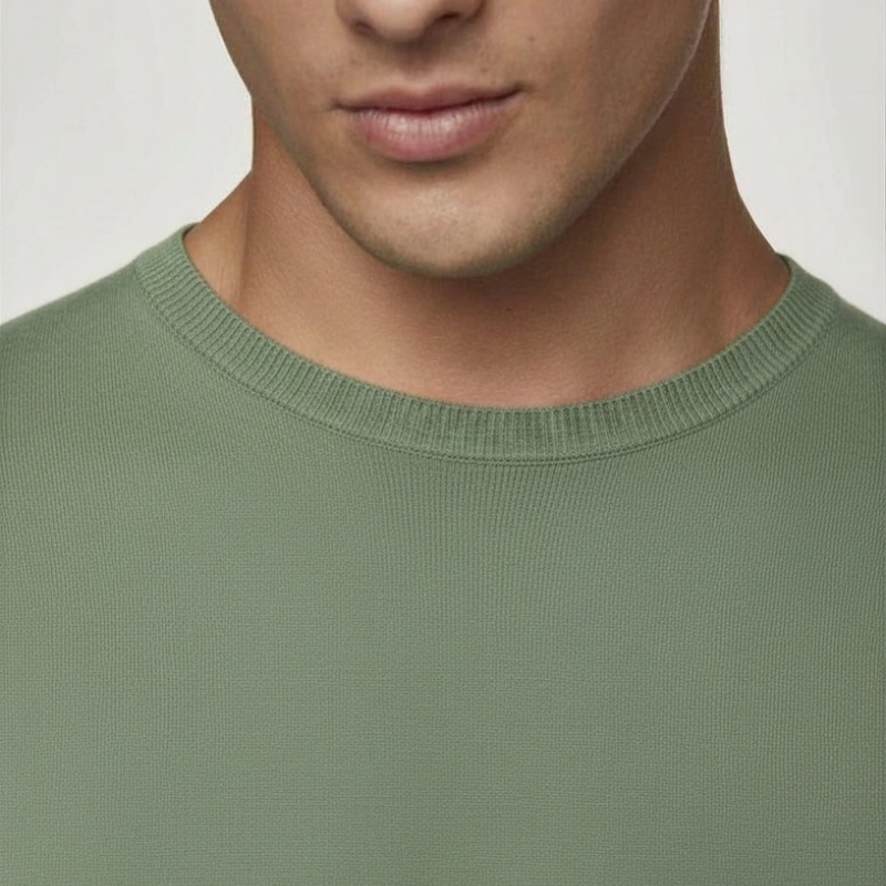 Dry Cotton T-shirt in Sage Green