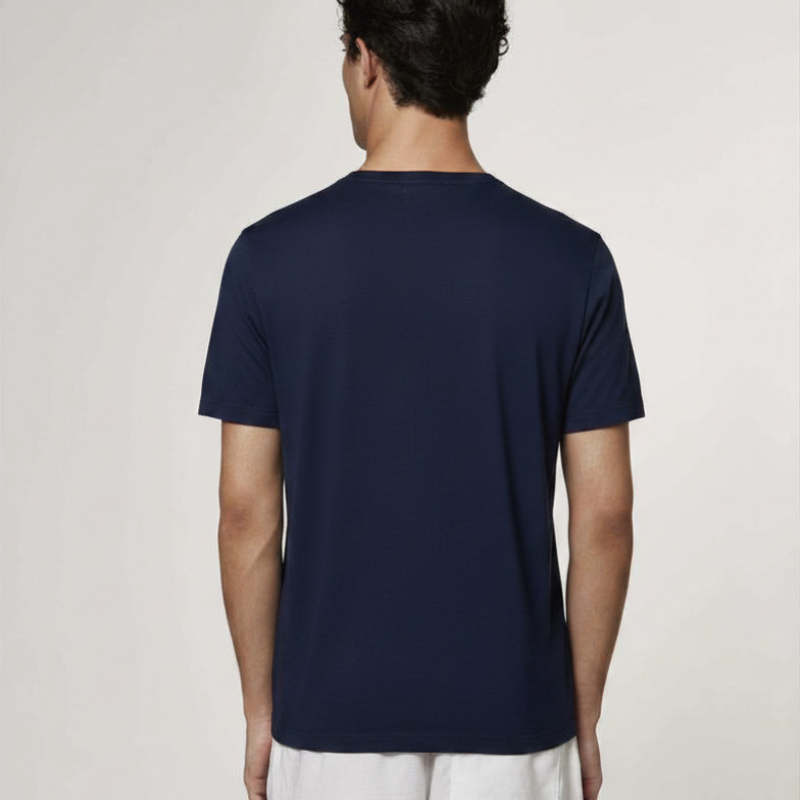 Dry Cotton T-shirt in Navy