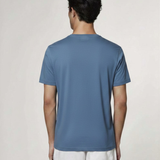 Dry Cotton T-shirt in Airforce Blue