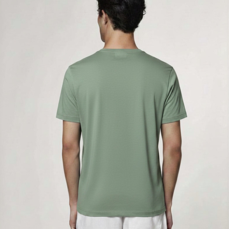 Dry Cotton T-shirt in Sage Green