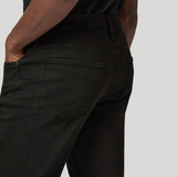 Transcend Vintage Federal 32" Slim Straight Jean - Black