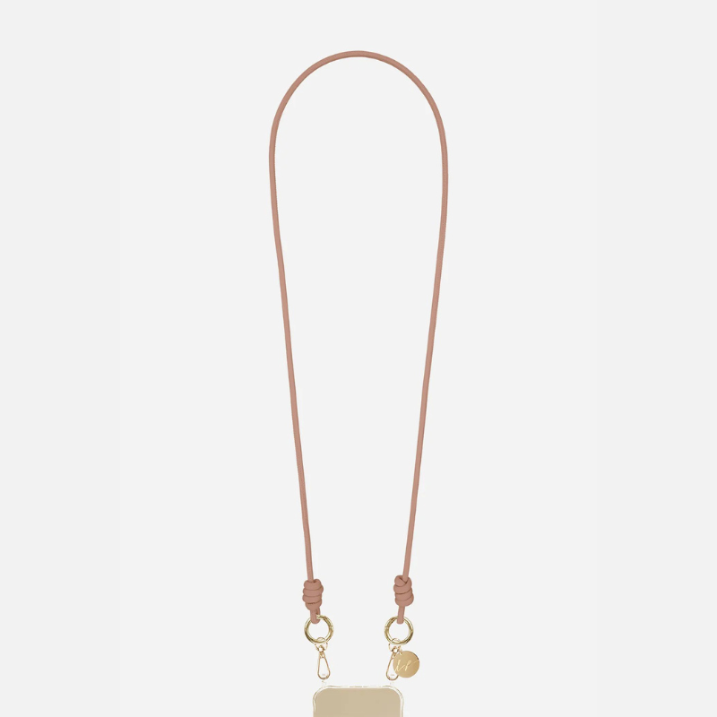 Nolan Vegan Leather Tie Phone Chain