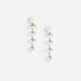Pearl Cluster Dangle Earring