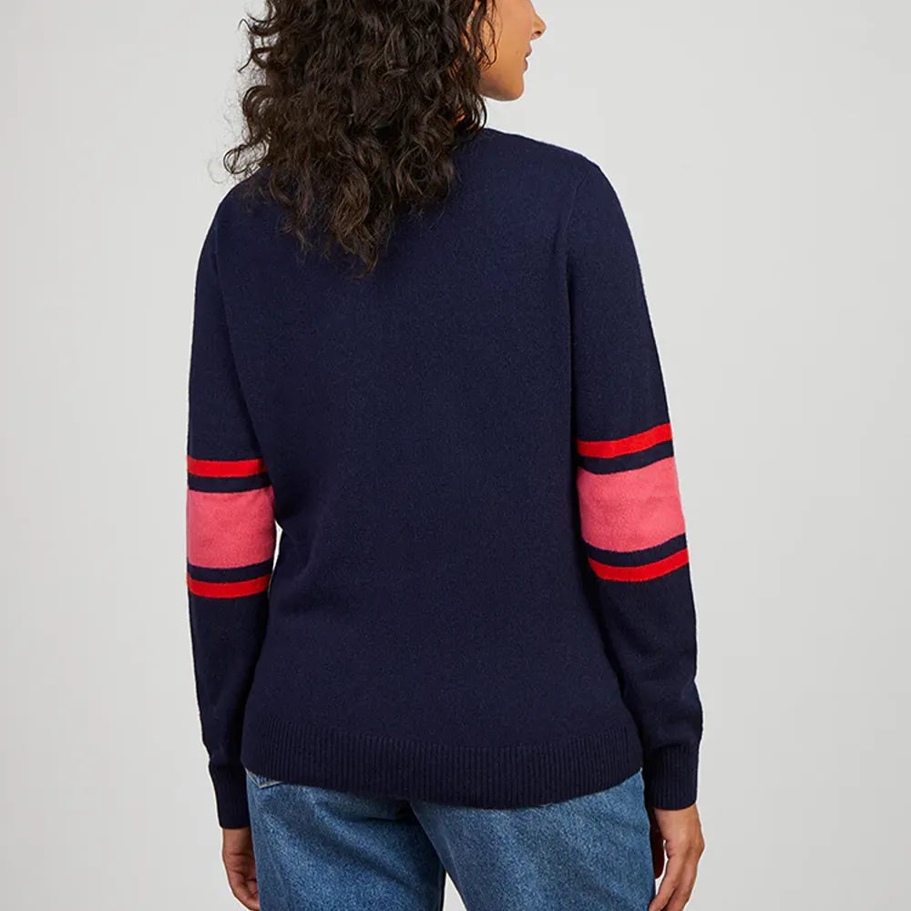 Raya Navy Cashmere Jumper