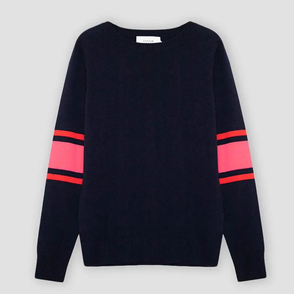 Raya Navy Cashmere Jumper