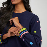 Quinn Navy Cashmere Jumper