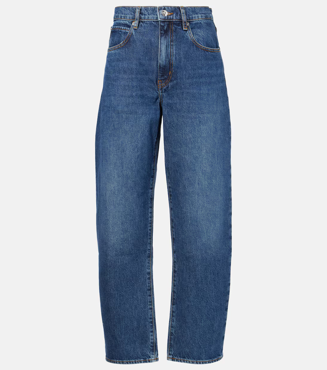Low Slung Barrel Jeans