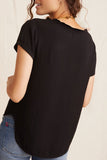 V-Neck Tee - Black